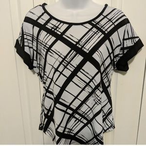 Black and white top